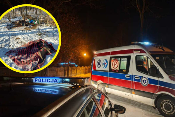 spał na mrozie koło Sulechowa - interwencja policji Sulechów