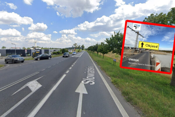 zamknięcie ulicy w Świebodzinie - objazdy Świebodzin