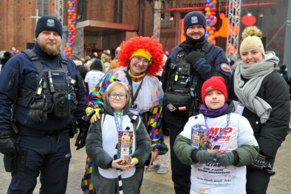 WOŚP Lubuskie policja - bezpieczeństwo wolontariuszy WOŚP
