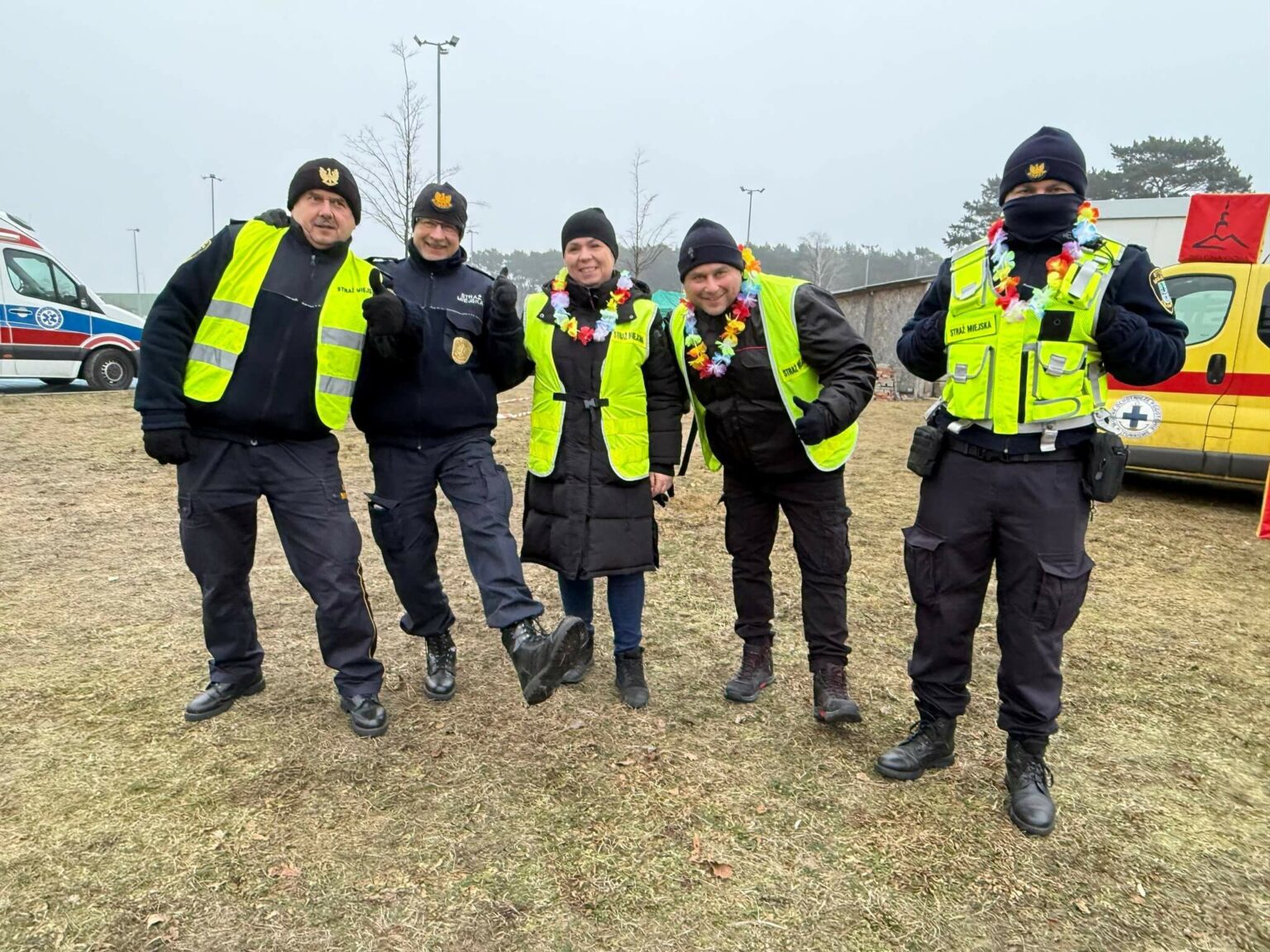 WOŚP Zielona G&oacute;ra - morsowanie CRS i bieg