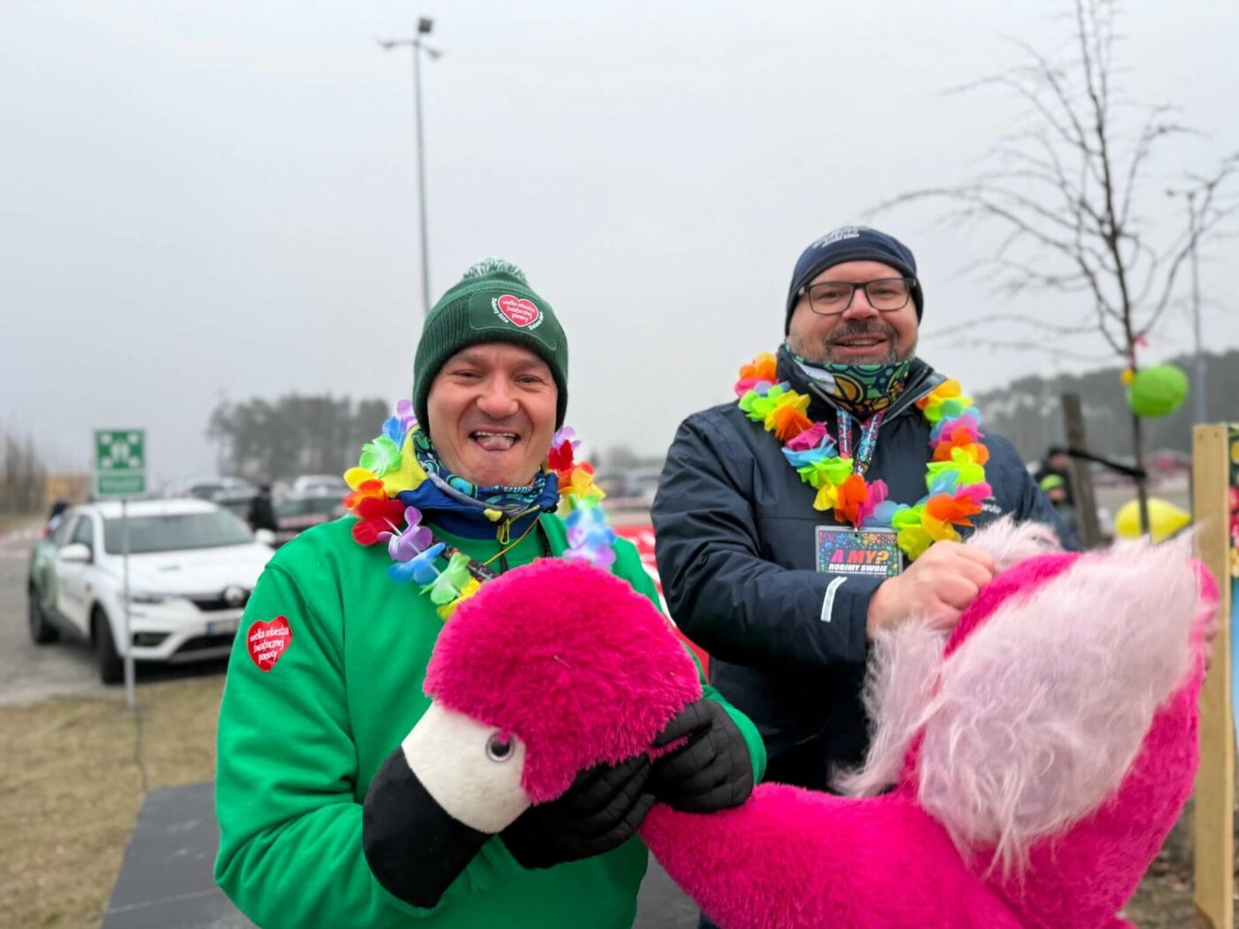 WOŚP Zielona G&oacute;ra - morsowanie CRS i bieg