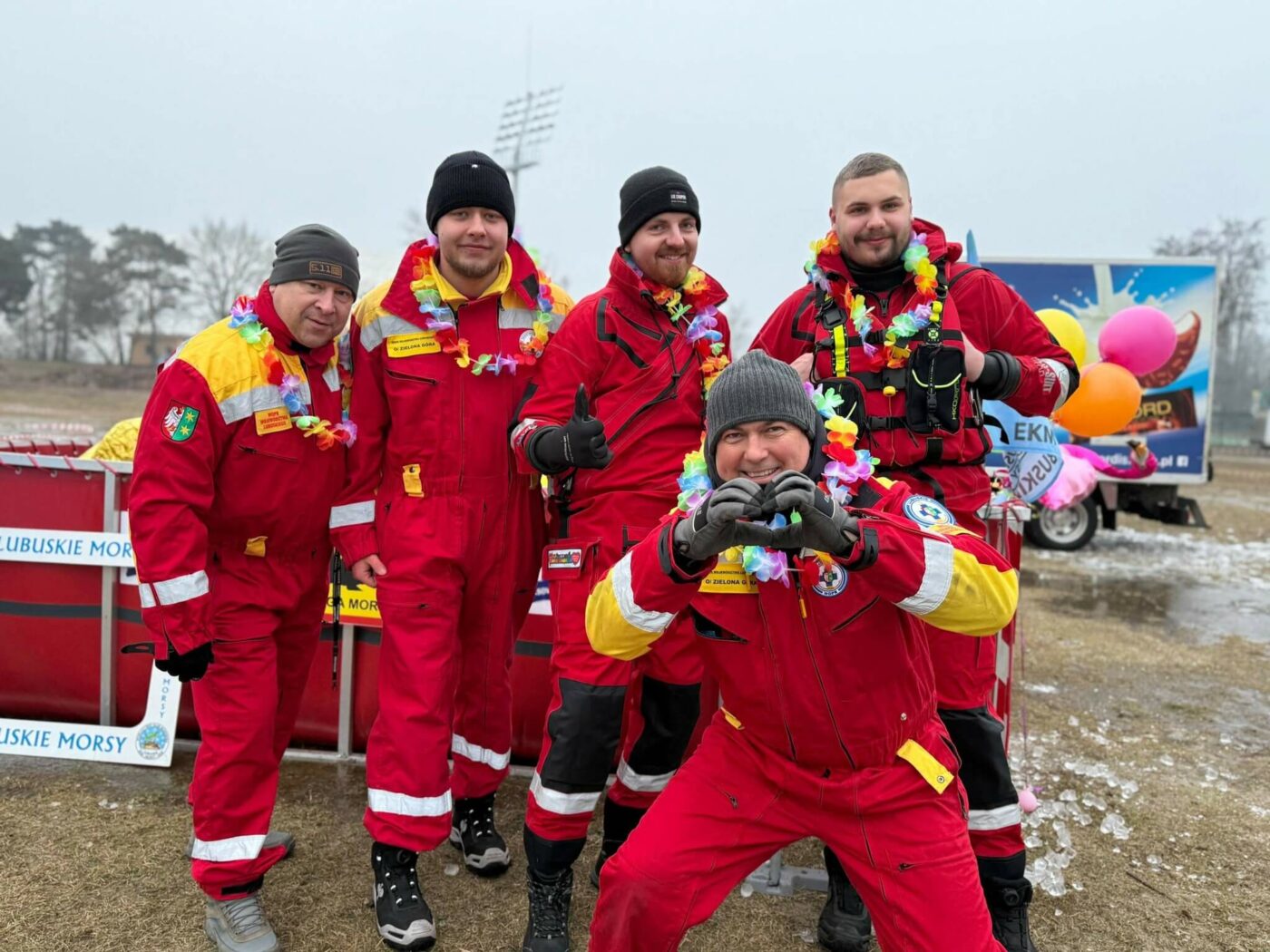 WOŚP Zielona G&oacute;ra - morsowanie CRS i bieg