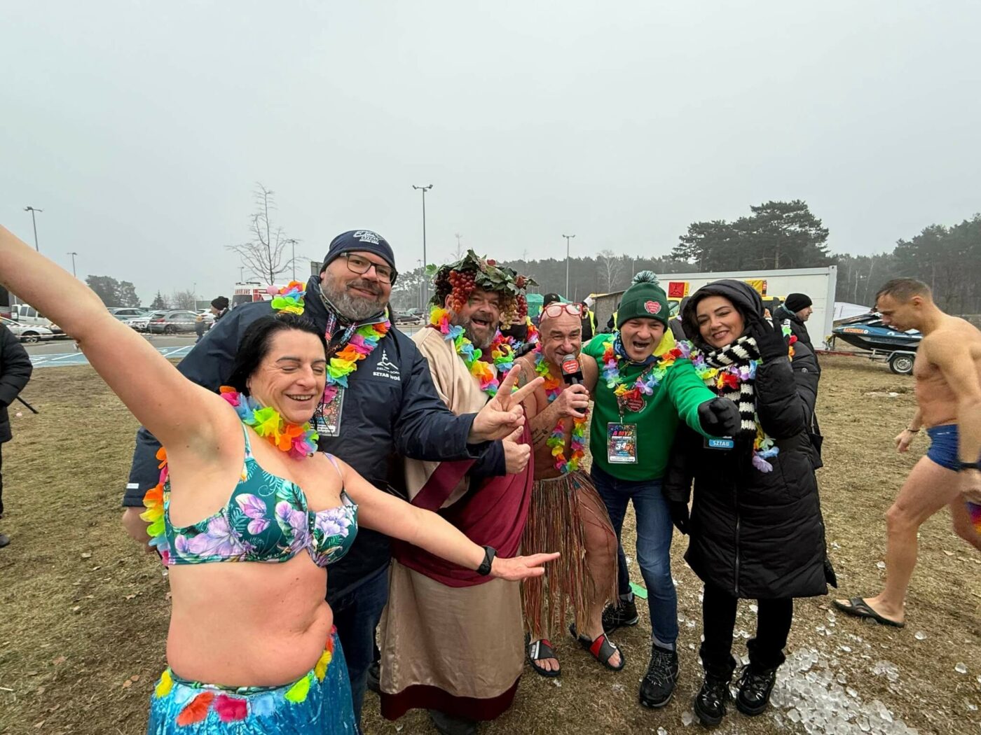 WOŚP Zielona G&oacute;ra - morsowanie CRS i bieg