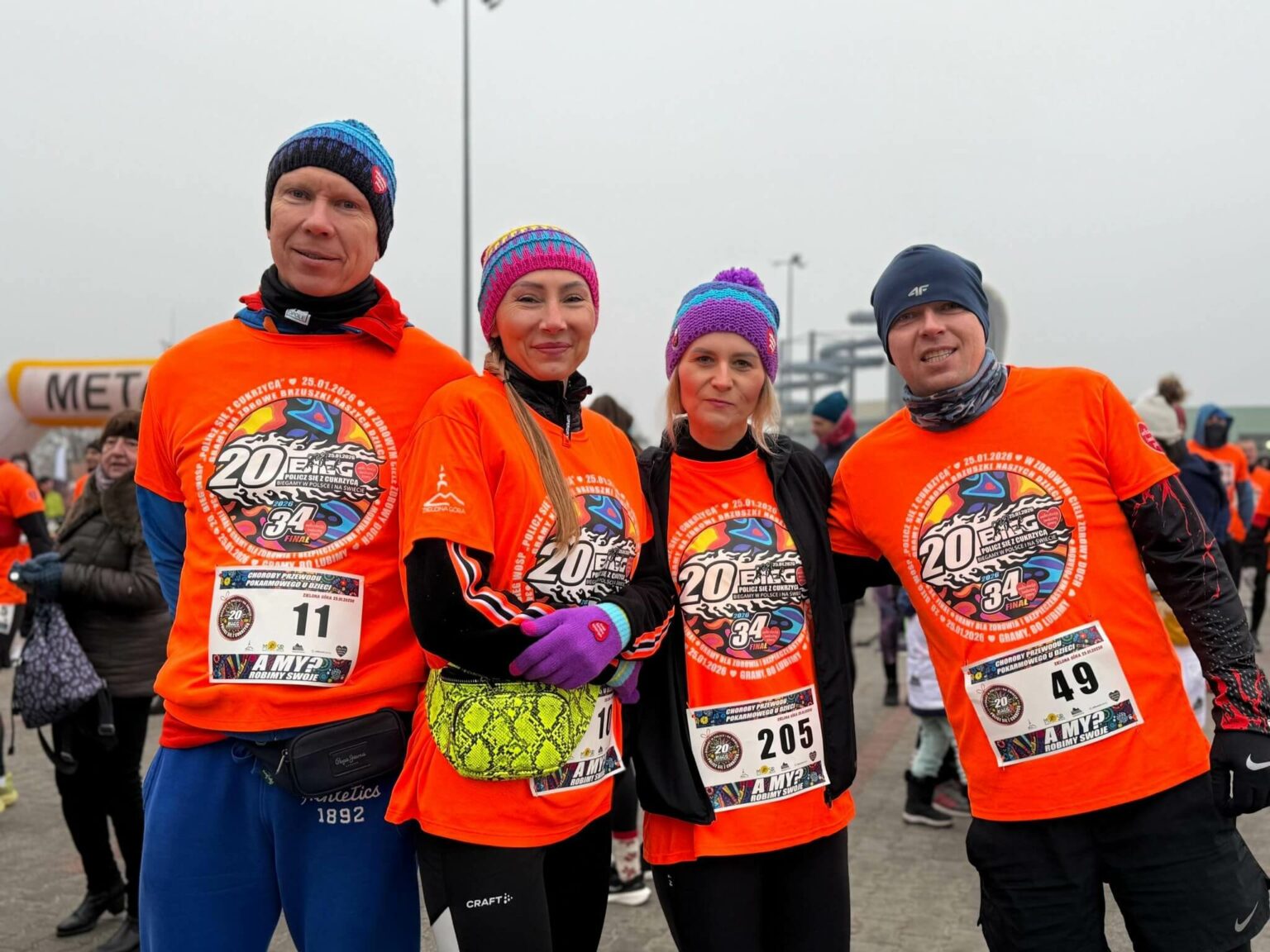 WOŚP Zielona G&oacute;ra - morsowanie CRS i bieg