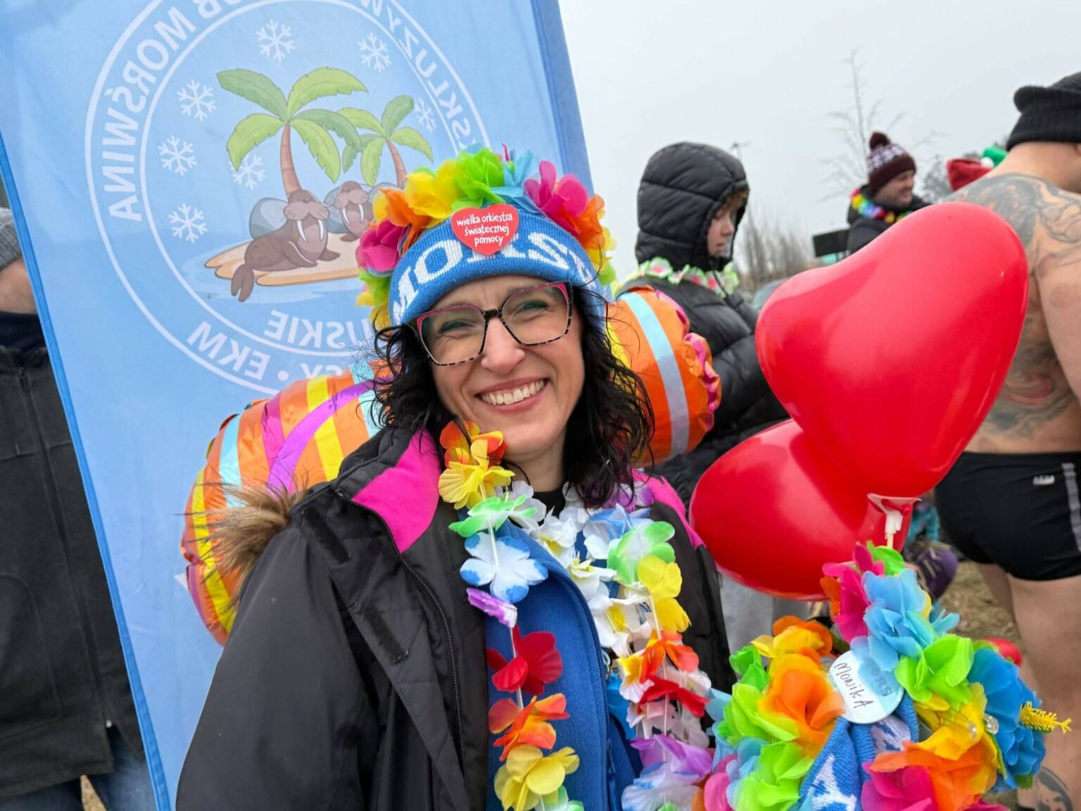 WOŚP Zielona G&oacute;ra - morsowanie CRS i bieg