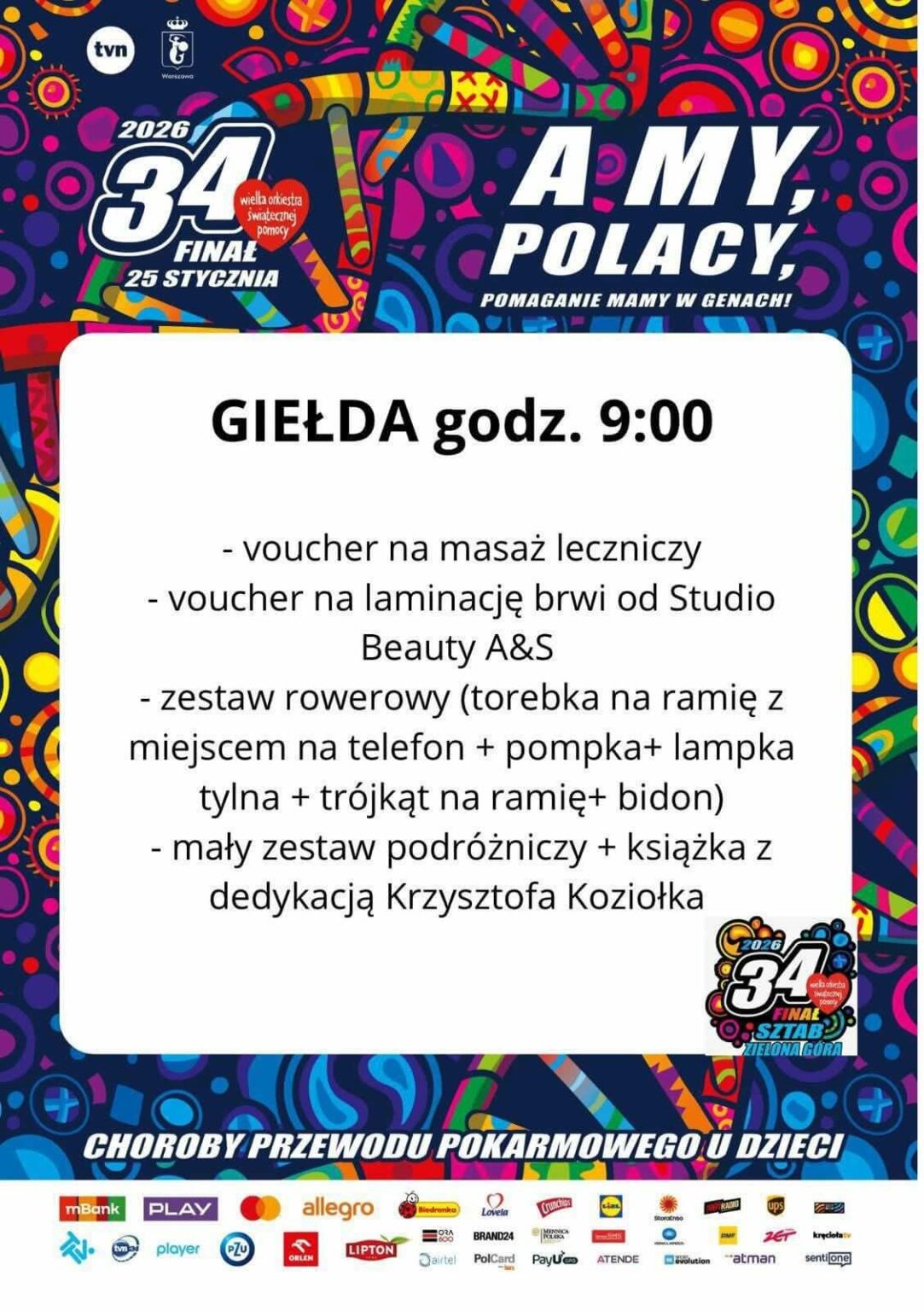 WOŚP Zielona G&oacute;ra - TIR WOŚP Zielona G&oacute;ra licytacje