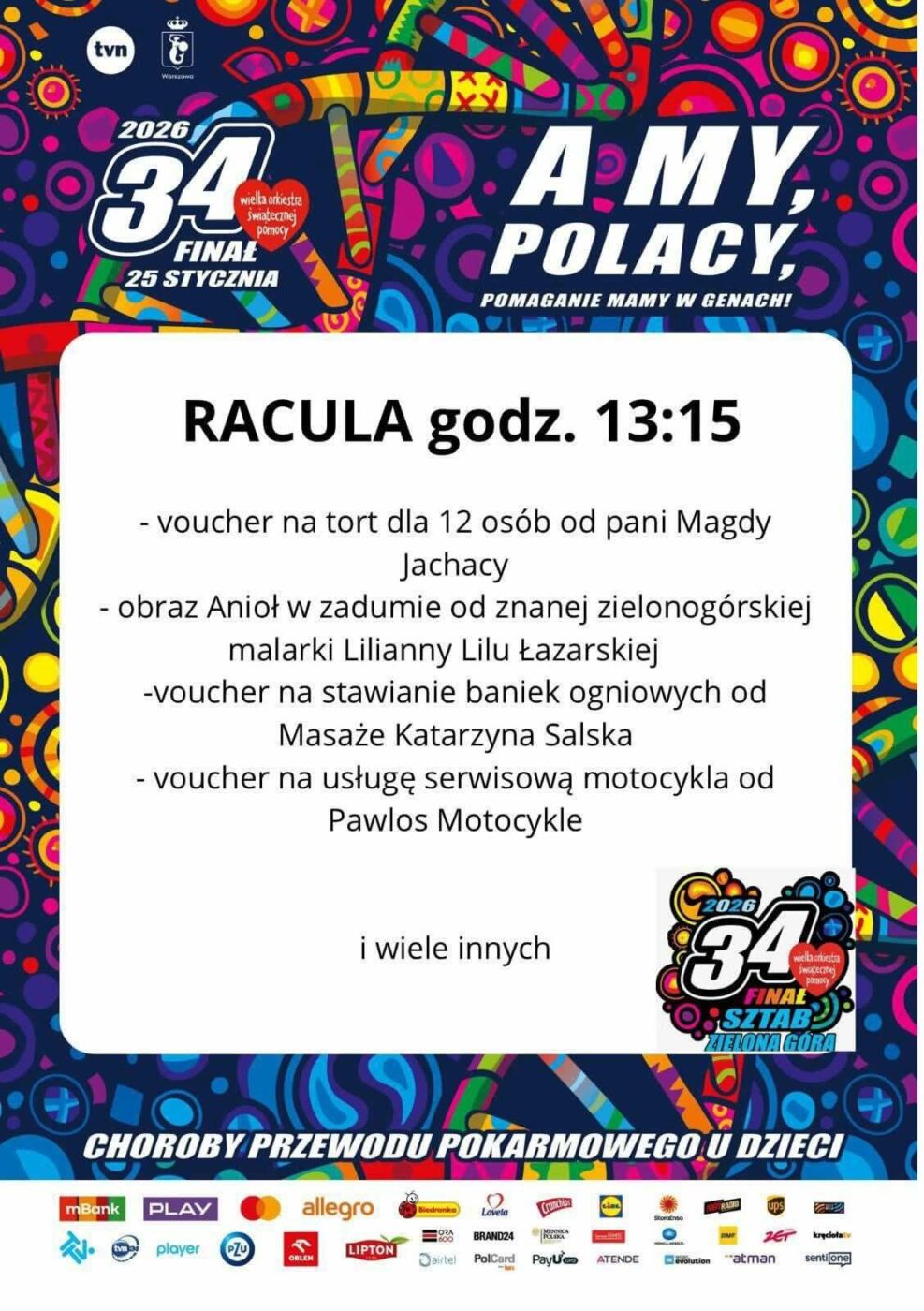 WOŚP Zielona G&oacute;ra - TIR WOŚP Zielona G&oacute;ra licytacje