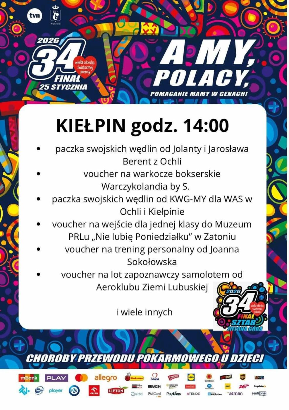 WOŚP Zielona G&oacute;ra - TIR WOŚP Zielona G&oacute;ra licytacje