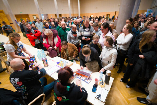 WOŚP Zielona Góra - odprawa wolontariuszy WOŚP 2026