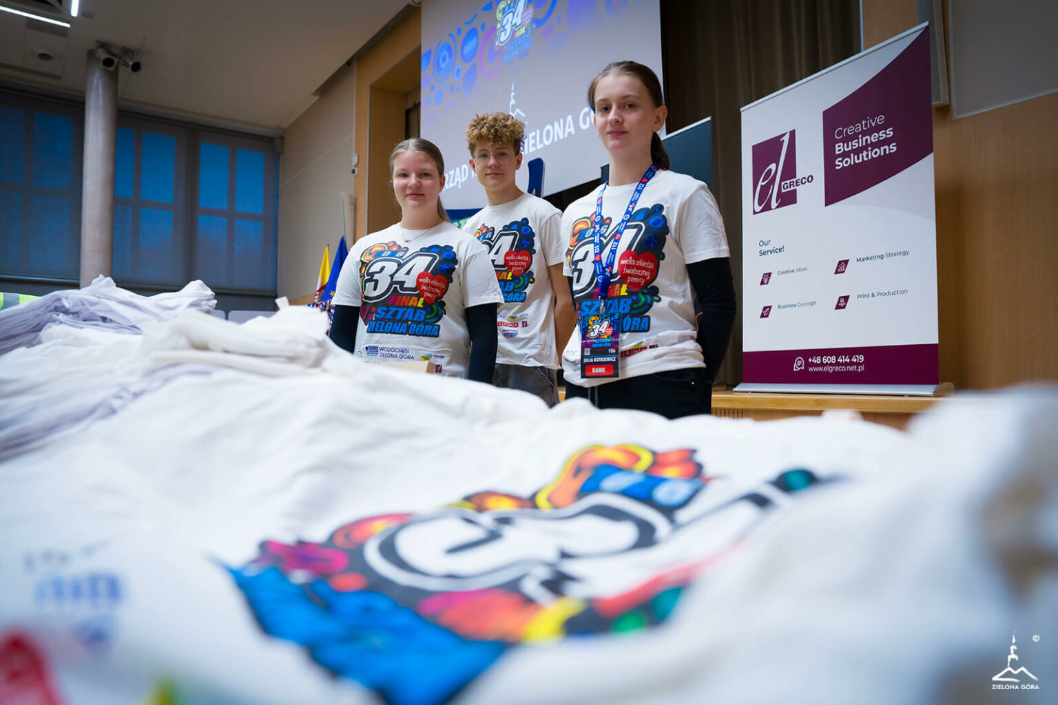 WOŚP Zielona G&oacute;ra - odprawa wolontariuszy WOŚP 2026