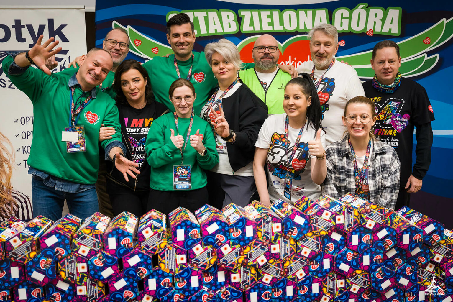 WOŚP Zielona G&oacute;ra - odprawa wolontariuszy WOŚP 2026