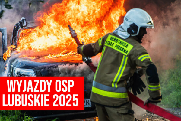 Wyjazdy OSP Lubuskie 2025 - statystyki interwencji OSP