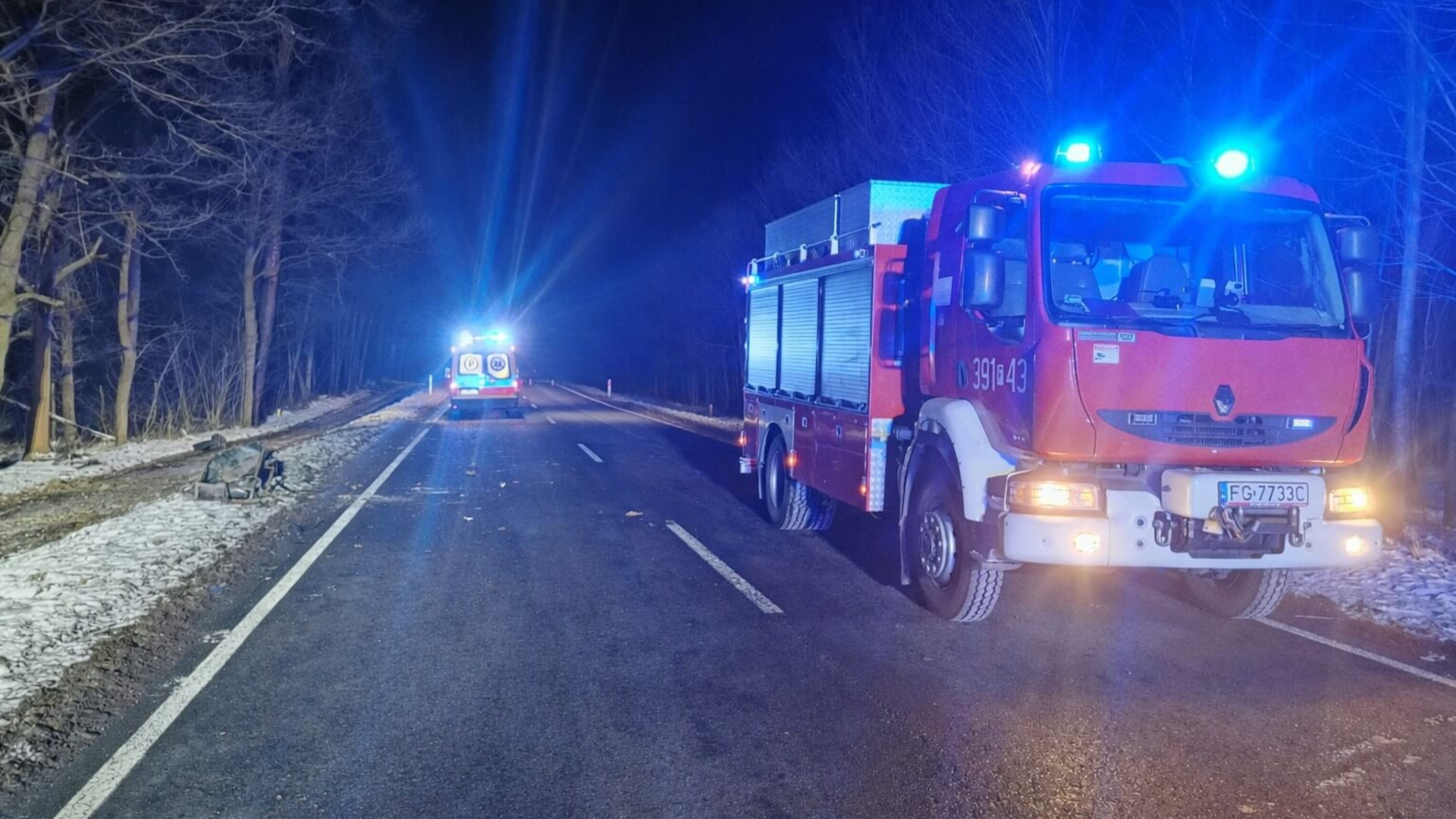 Wypadek na DK29 - Wypadek Cybinka. Potrącenie rowerzysty
