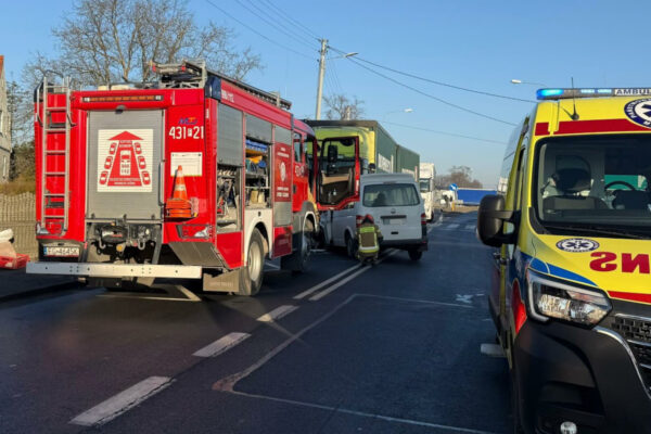 Wypadek Wschowa - Wypadek na DK12