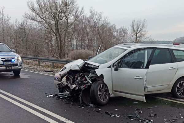 Wypadek na DK22 - Wypadek Krzeszyce