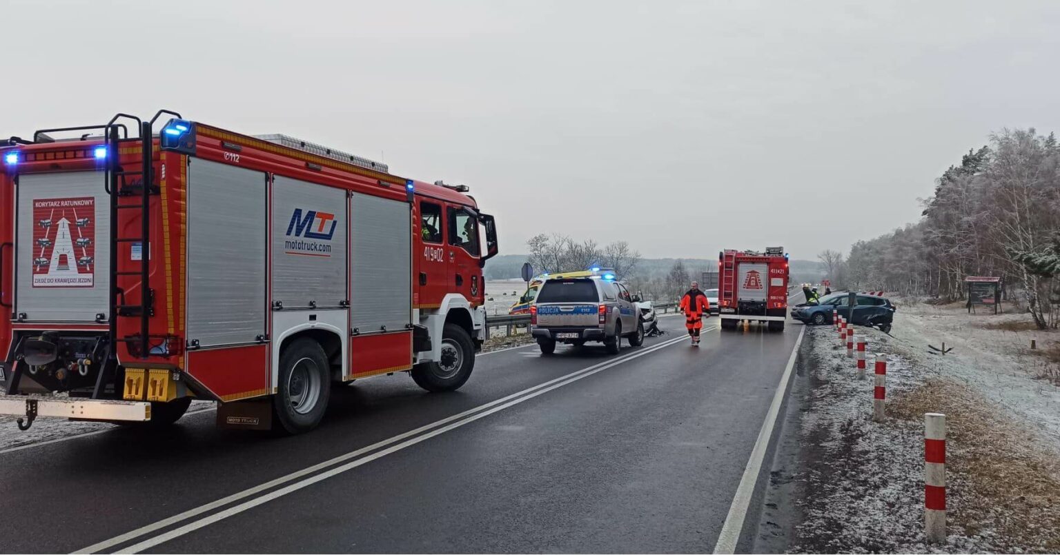 Wypadek na DK22 - Wypadek Krzeszyce