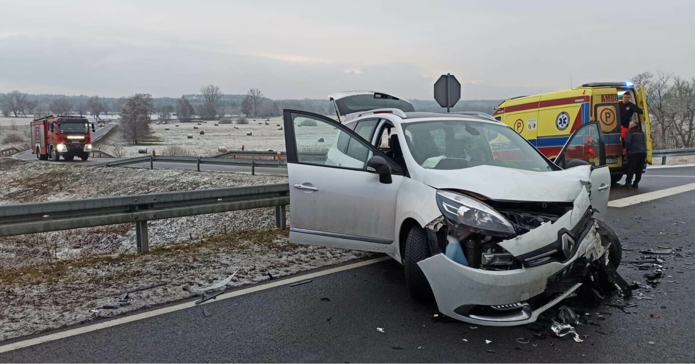 Wypadek na DK22 - Wypadek Krzeszyce