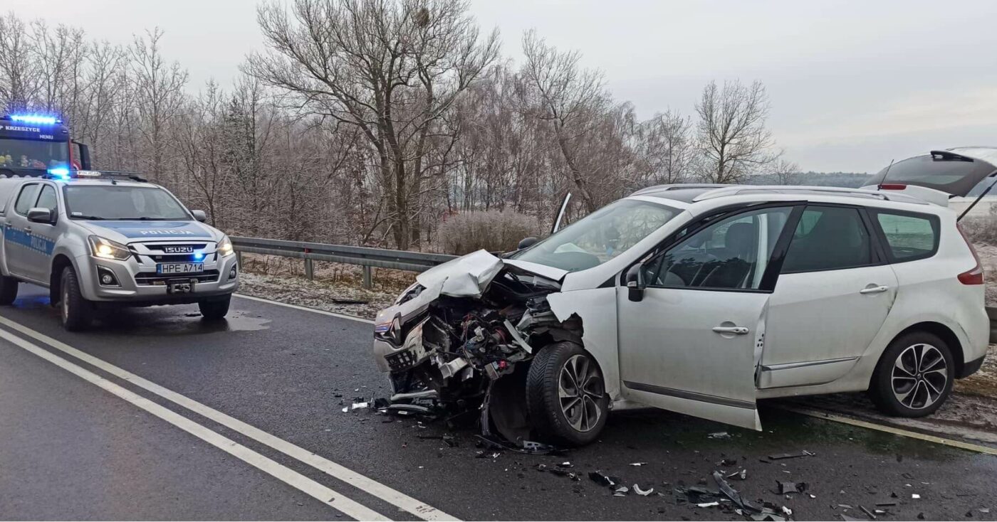 Wypadek na DK22 - Wypadek Krzeszyce