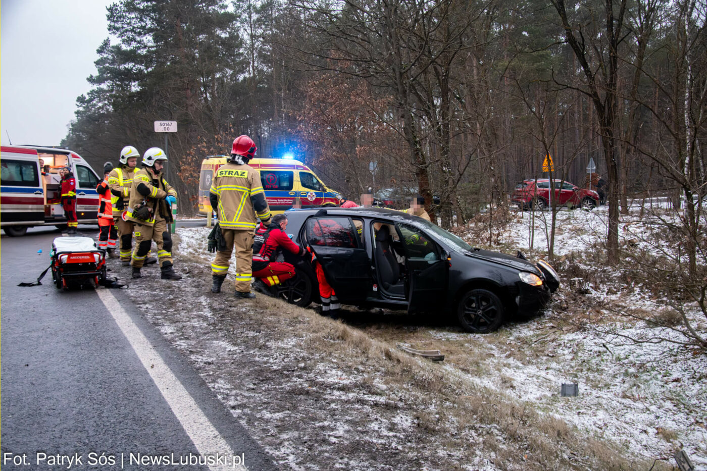 Wypadek na DK27 - Wypadek Nowogr&oacute;d Bobrzański. Wypadek Zielona G&oacute;ra