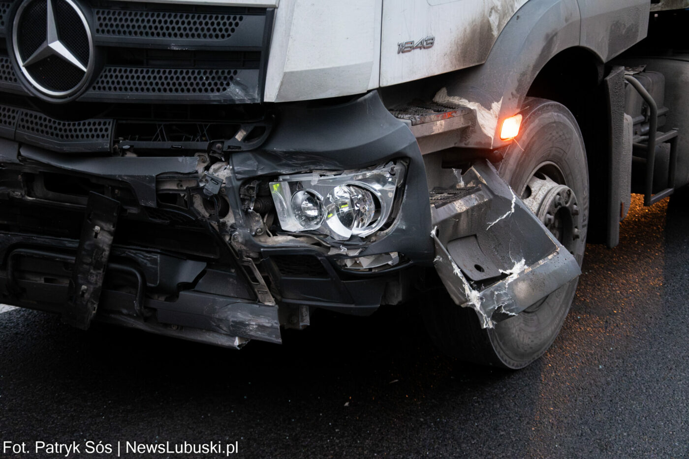 Wypadek na DK27 - Wypadek Nowogr&oacute;d Bobrzański. Wypadek Zielona G&oacute;ra