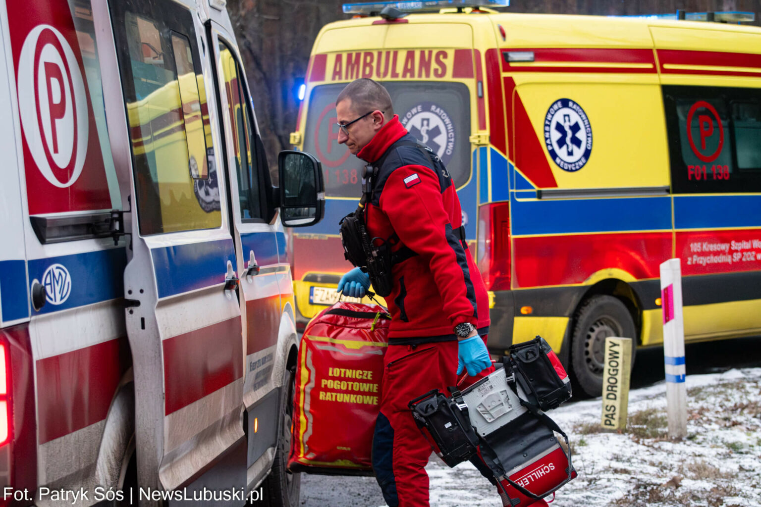 Wypadek na DK27 - Wypadek Nowogr&oacute;d Bobrzański. Wypadek Zielona G&oacute;ra