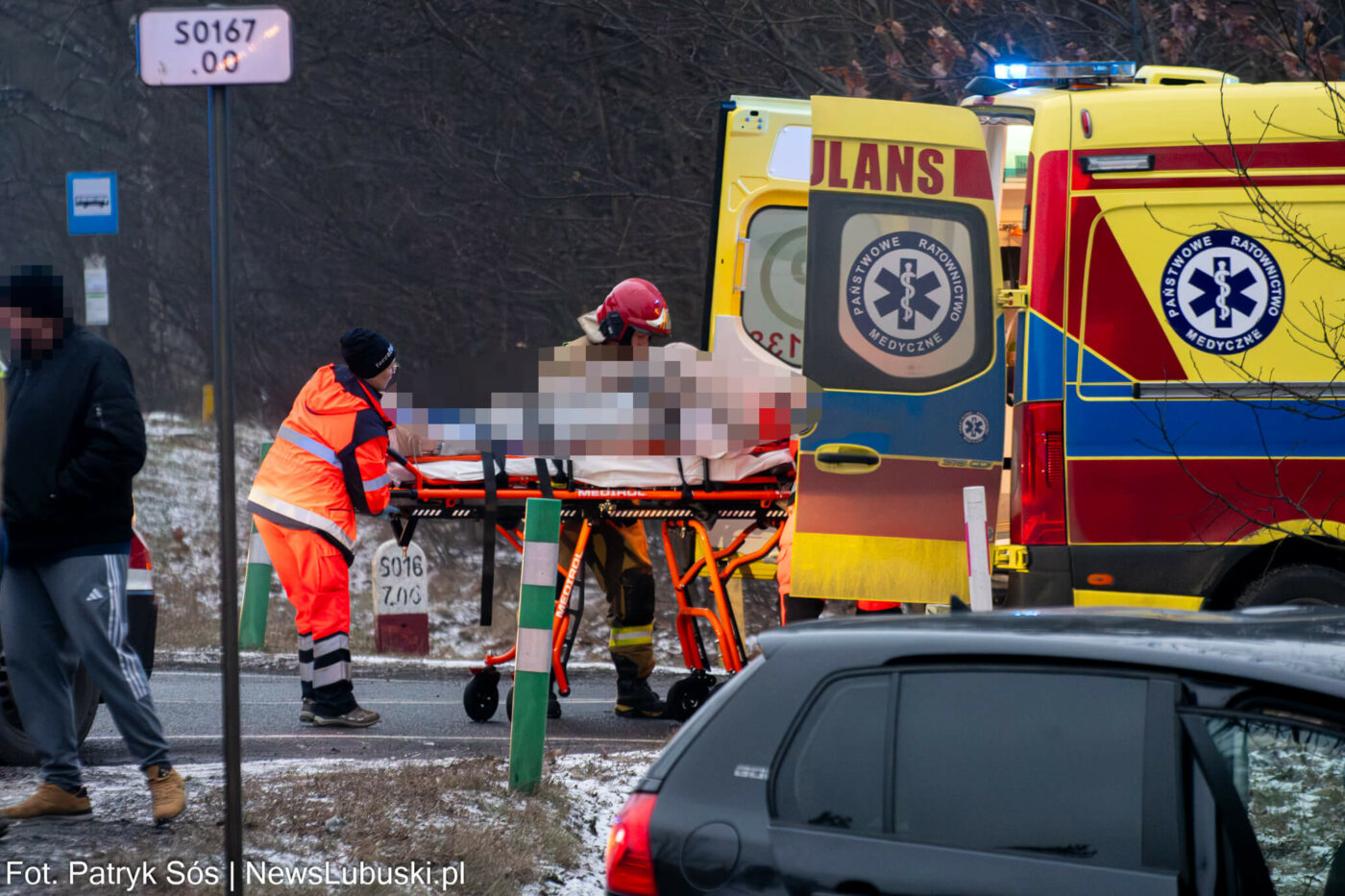Wypadek na DK27 - Wypadek Nowogr&oacute;d Bobrzański. Wypadek Zielona G&oacute;ra