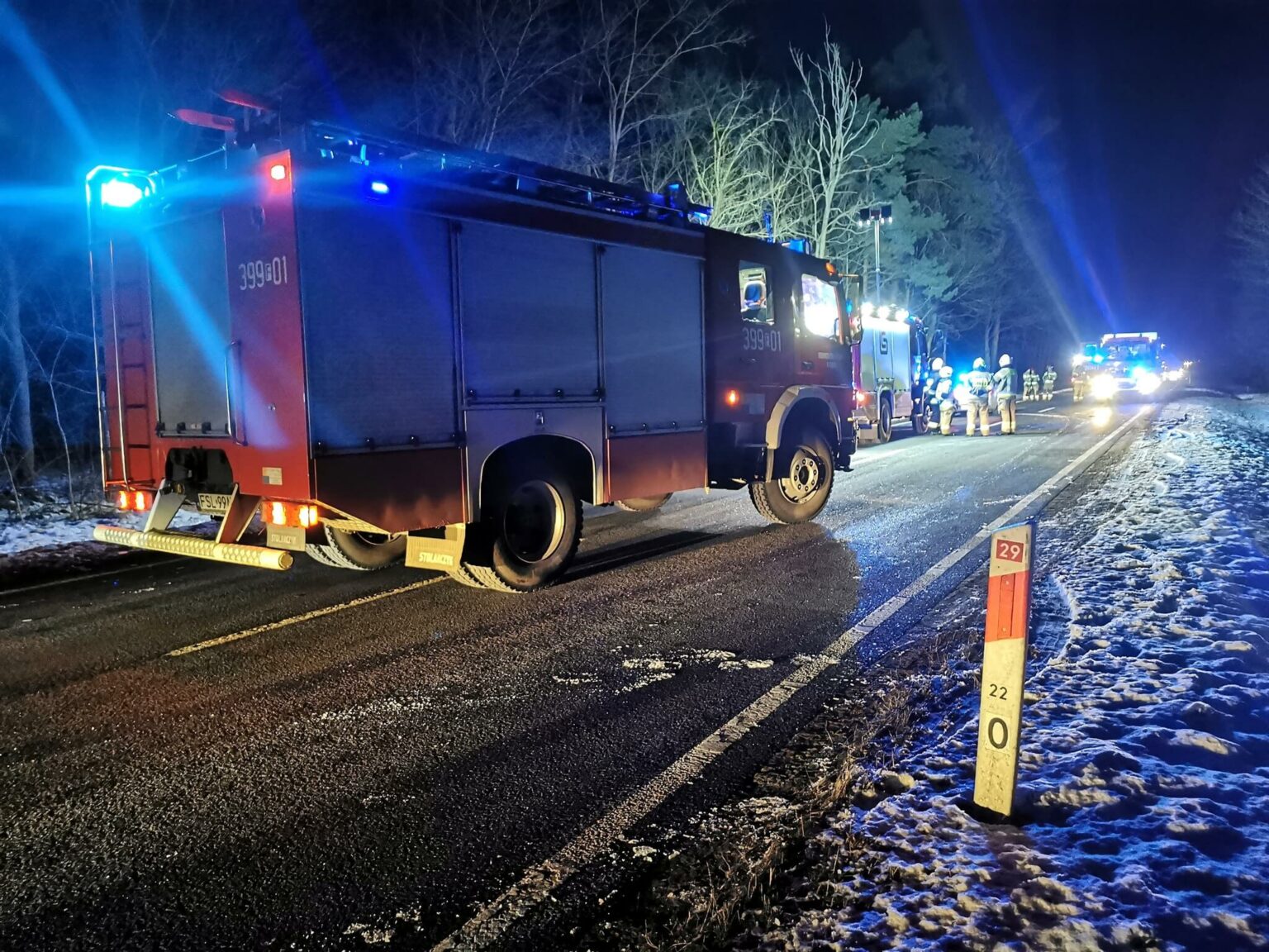 Wypadek na DK29 - Wypadek Cybinka. Potrącenie rowerzysty