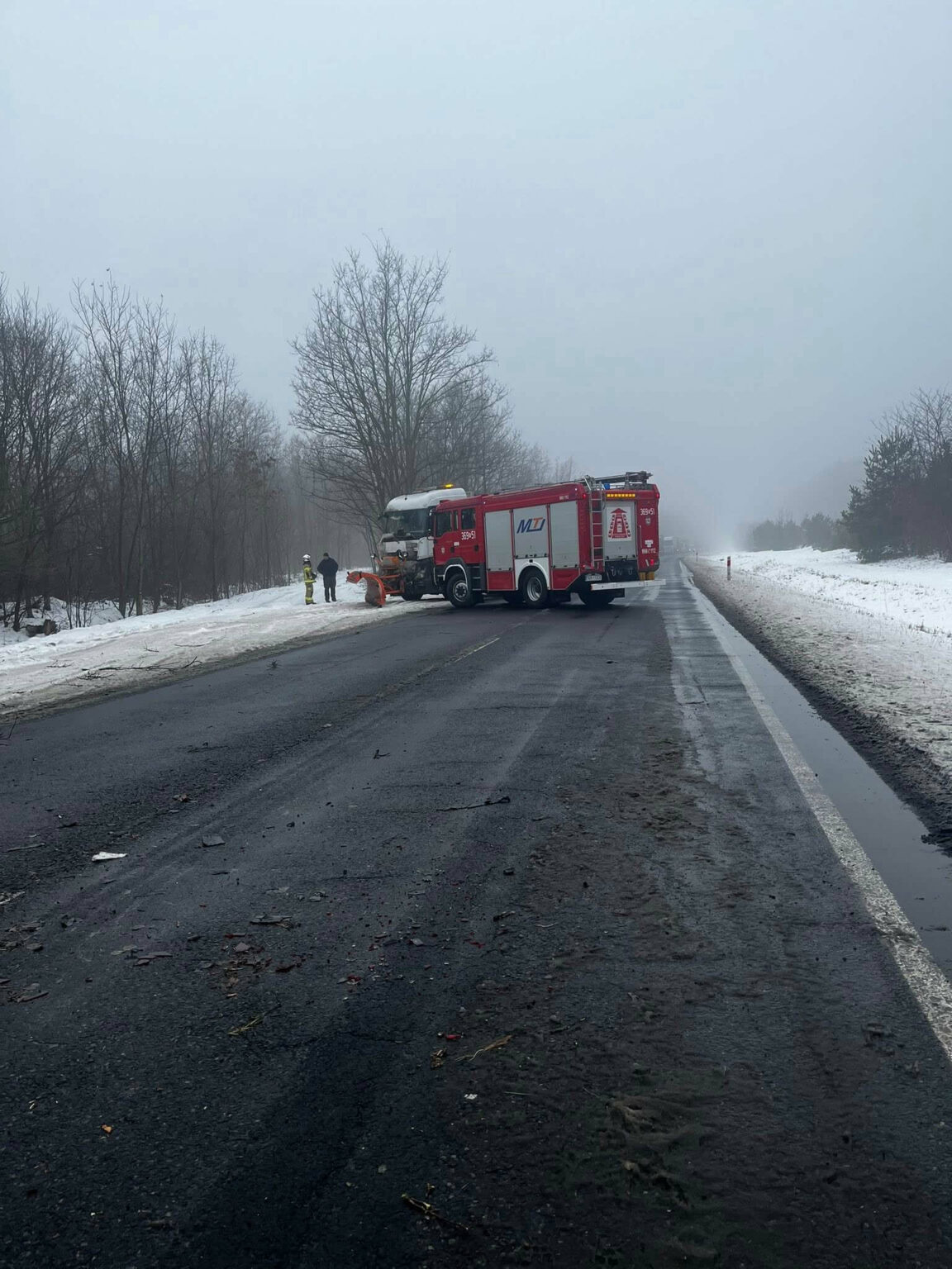 Wypadek na DK32 - Wypadek Krosno Odrzańskie