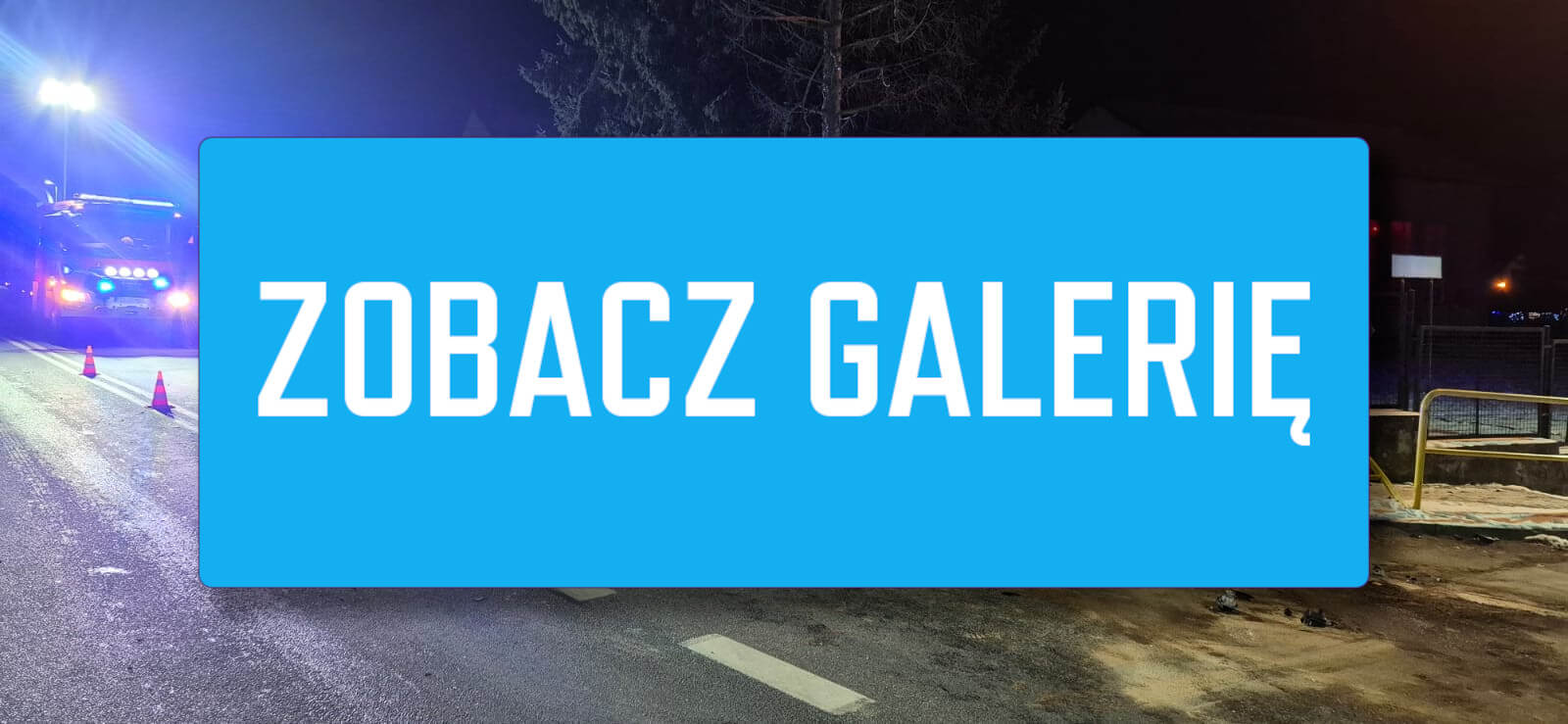 Wypadek koło Zielonej Góry - Wypadek na DK32 Leśniów Wielki