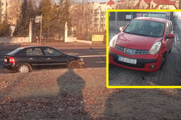 Kolizja Zielona Góra - Wypadek Zielona Góra Sulechowska