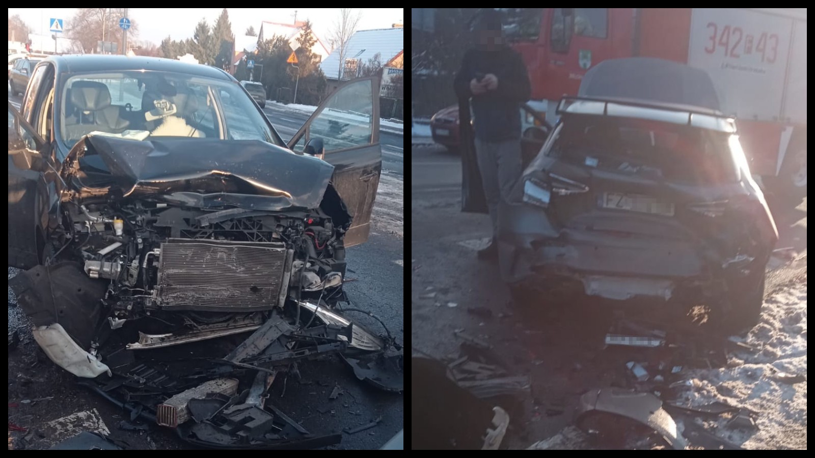 Wypadek Zielona Góra - Kolizja Zielona Góra