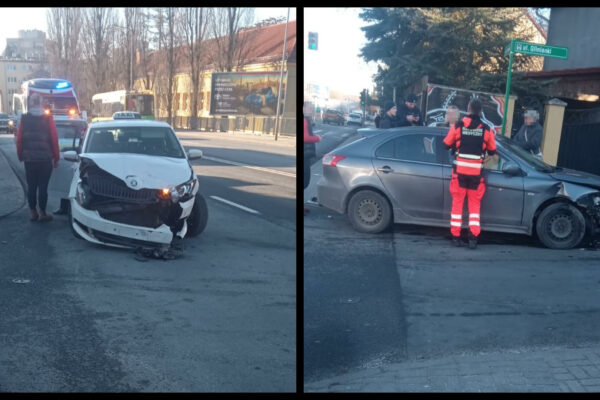 Kolizja Zielona Góra - Wypadek Zielona Góra