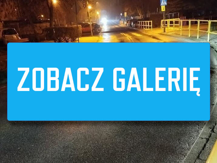 zapadła się jezdnia Zielona Góra - awaria wodociągowa