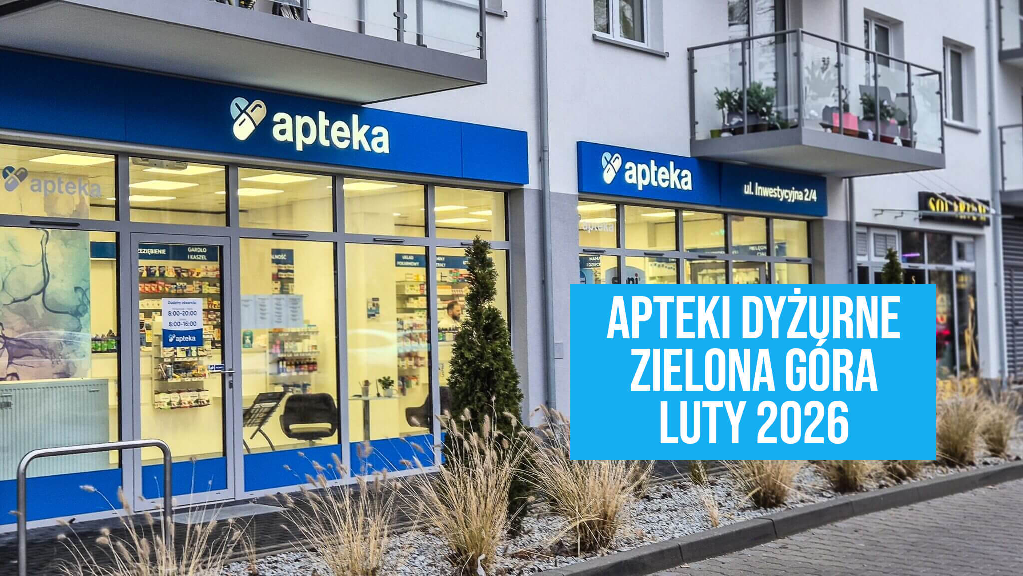 apteka dyżurna Zielona Góra luty 2026 - apteki Zielona Góra dyżury