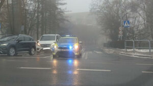 Zamknięta ulica w Świebodzinie. Posypały się mandaty dla kierowców ciężarówek