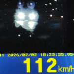 DK32 Sulechów - policja na DK32