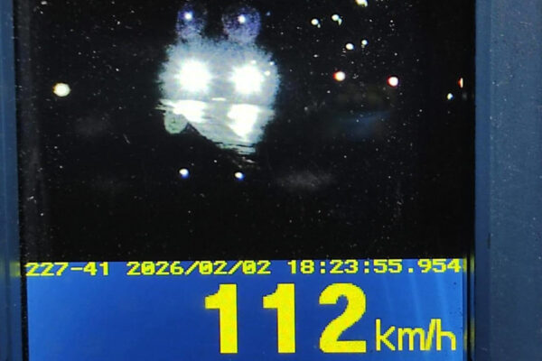 DK32 Sulechów - policja na DK32