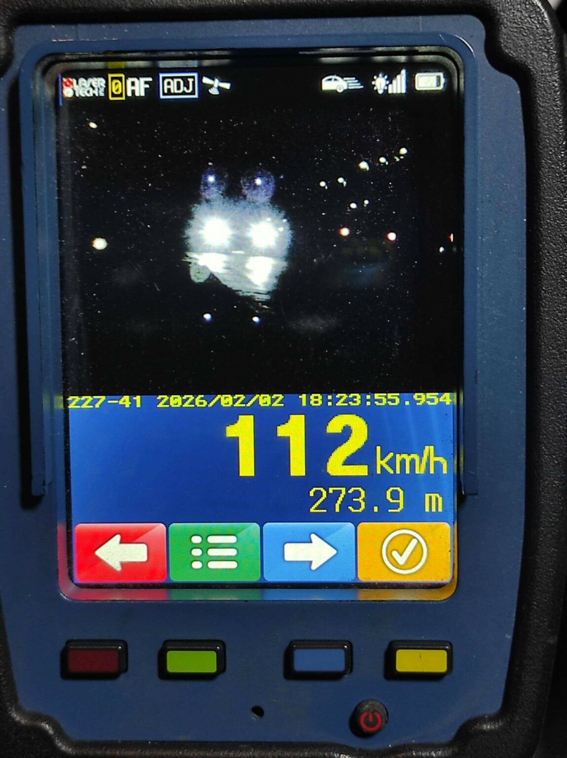 DK32 Sulech&oacute;w - policja na DK32