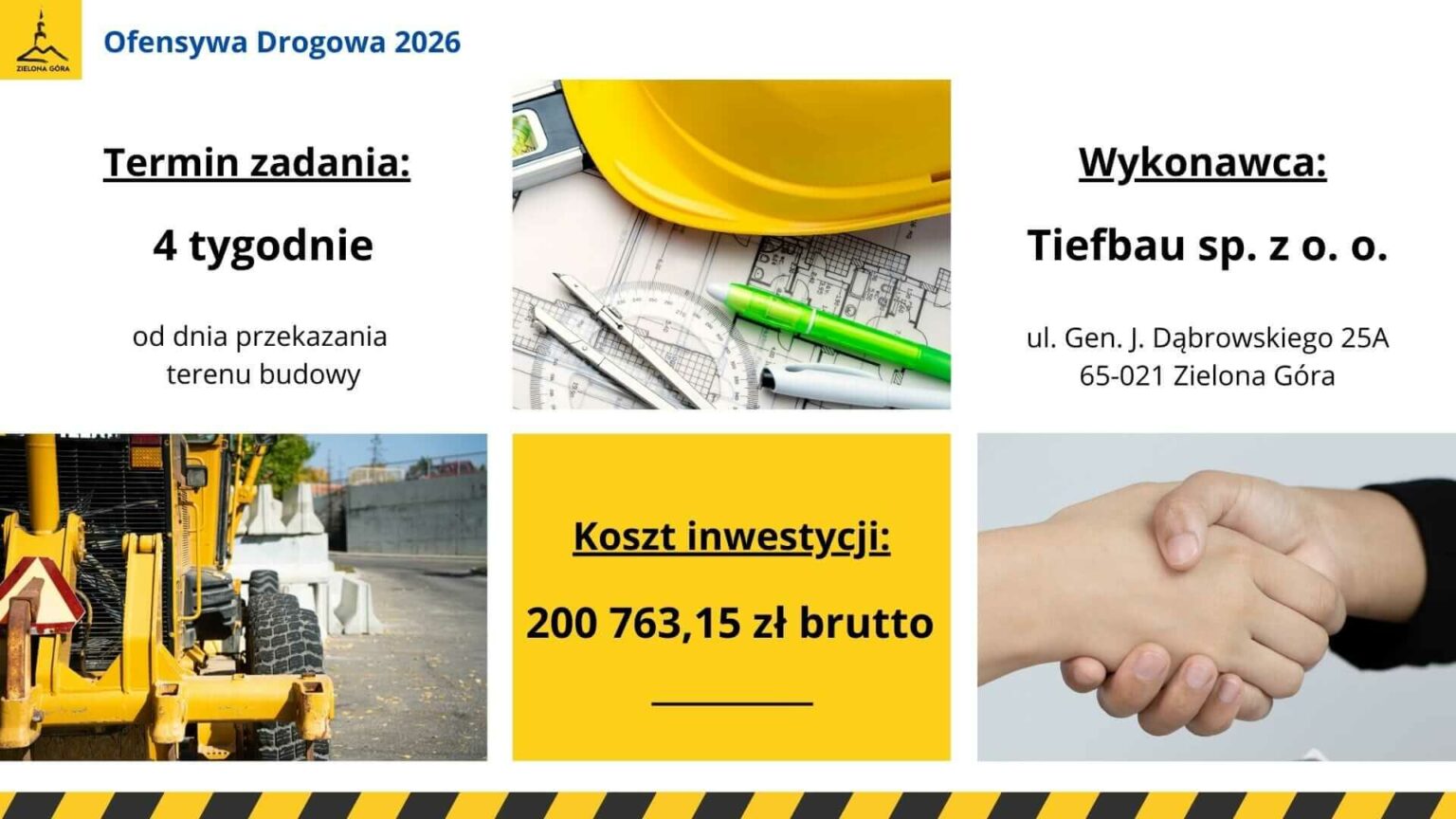 ulica Lisia Zielona G&oacute;ra - nowe miejsca parkingowe Zielona G&oacute;ra