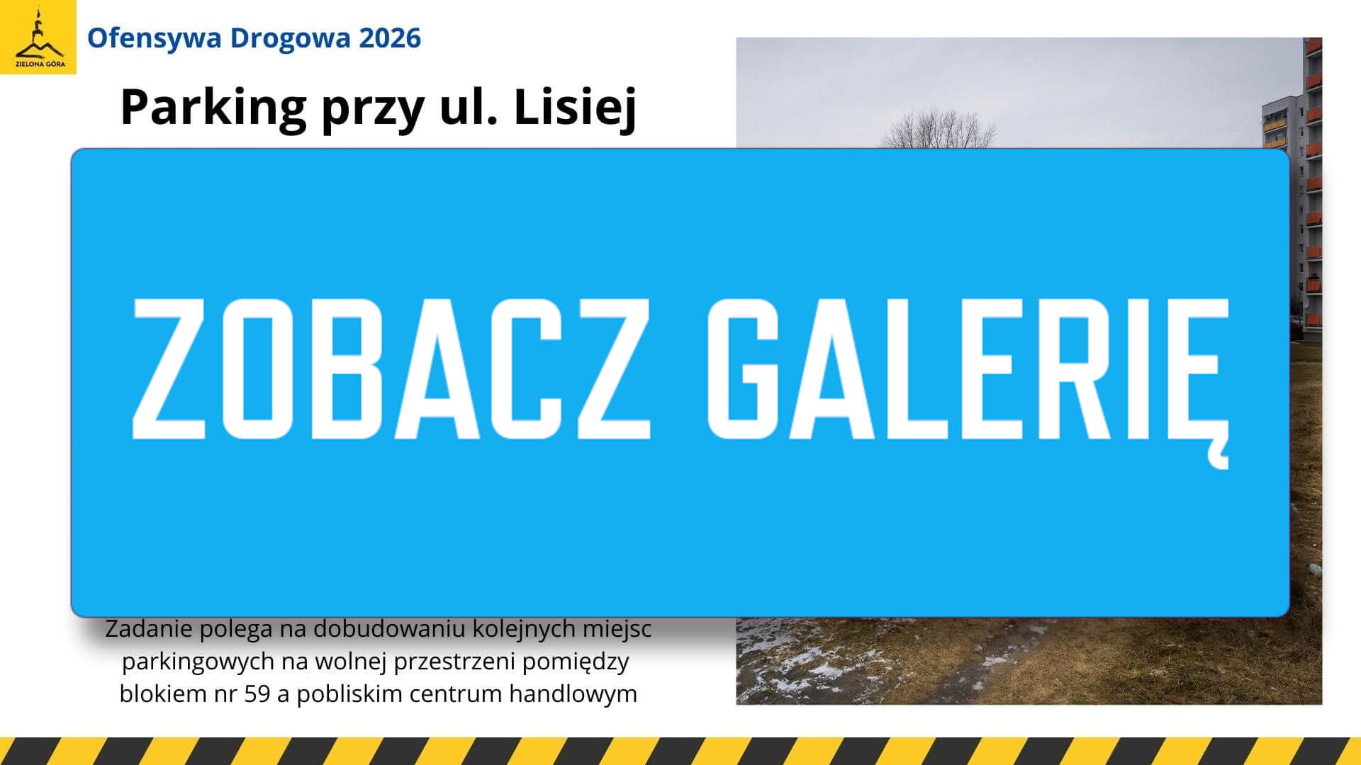 Nowe miejsca parkingowe i remont ulicy w Zielonej Górze. Podpisano umowę