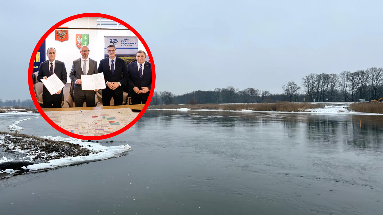 most na Odrze Pomorsko - zachodnia obwodnica Zielona Góra