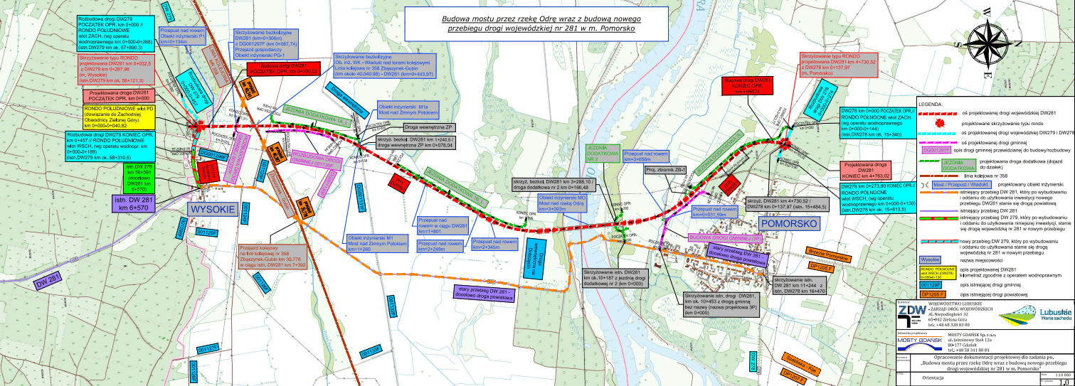 most na Odrze Pomorsko - zachodnia obwodnica Zielona Góra