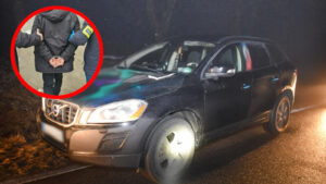 pościg Zielona Góra - kradzież samochodu Czerwieńsk