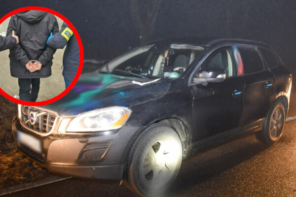 pościg Zielona Góra - kradzież samochodu Czerwieńsk