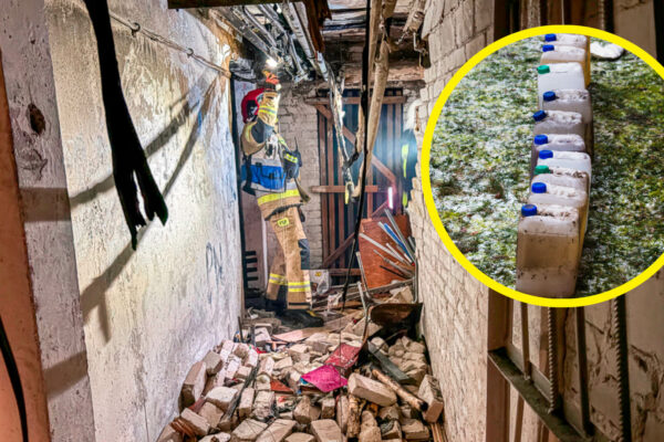 wybuch bloku Gorzów - bimber w piwnicy i zarzuty po wybuchu pożaru