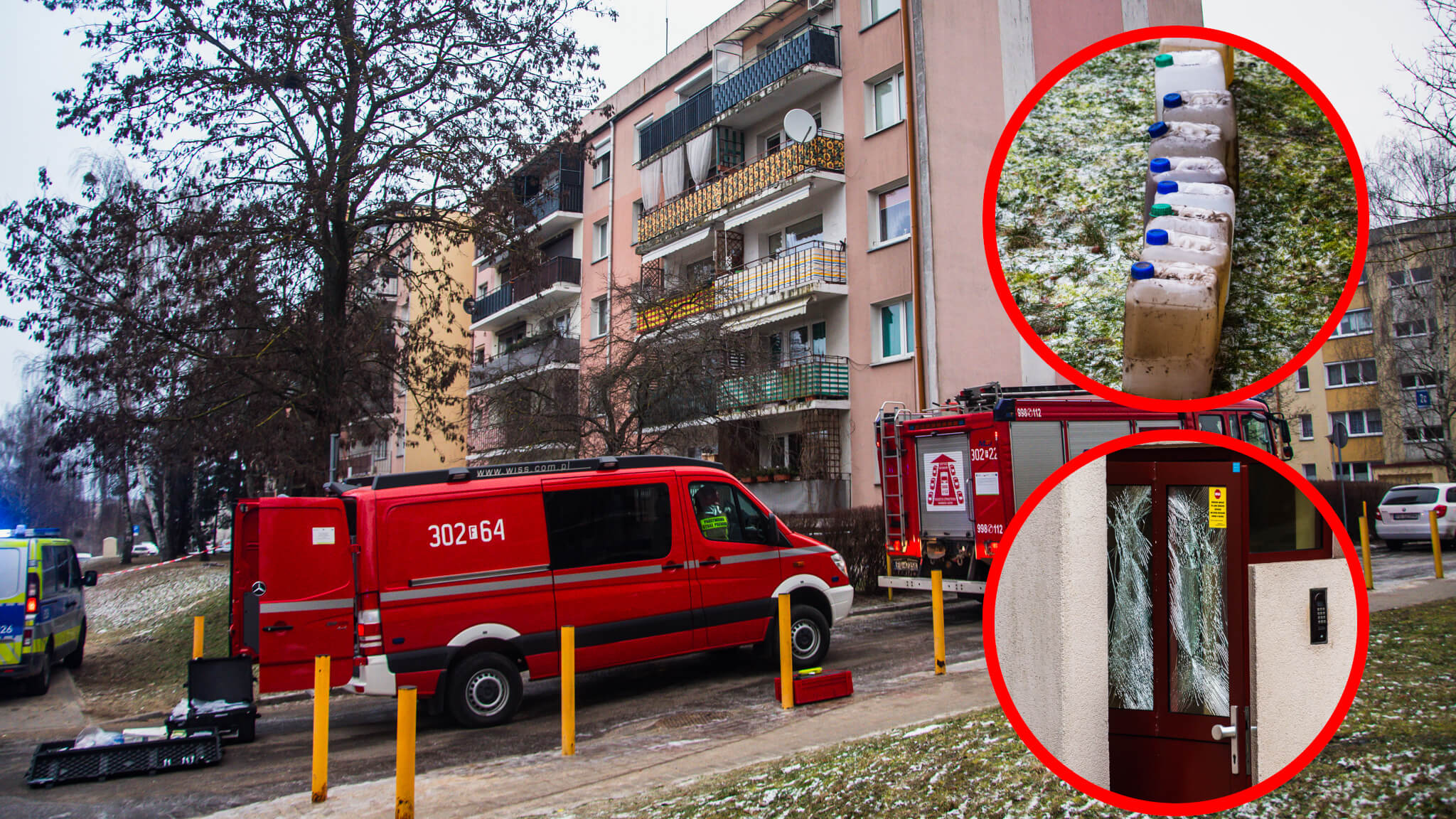 wybuch w bloku Gorzów Wielkopolski - pożar Gorzów Wielkopolski