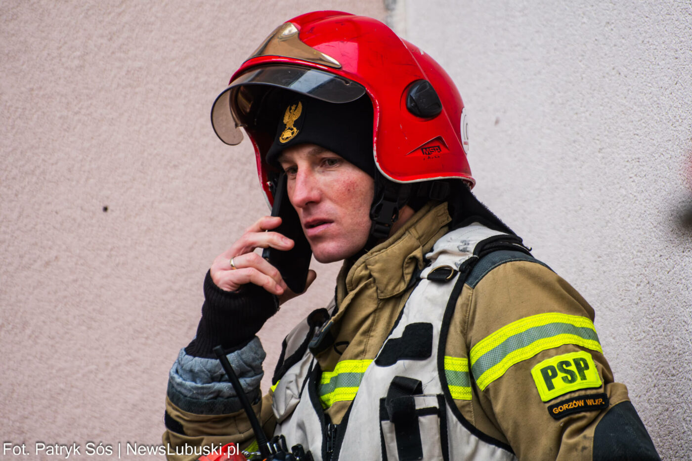 wybuch w bloku Gorz&oacute;w Wielkopolski - pożar Gorz&oacute;w Wielkopolski