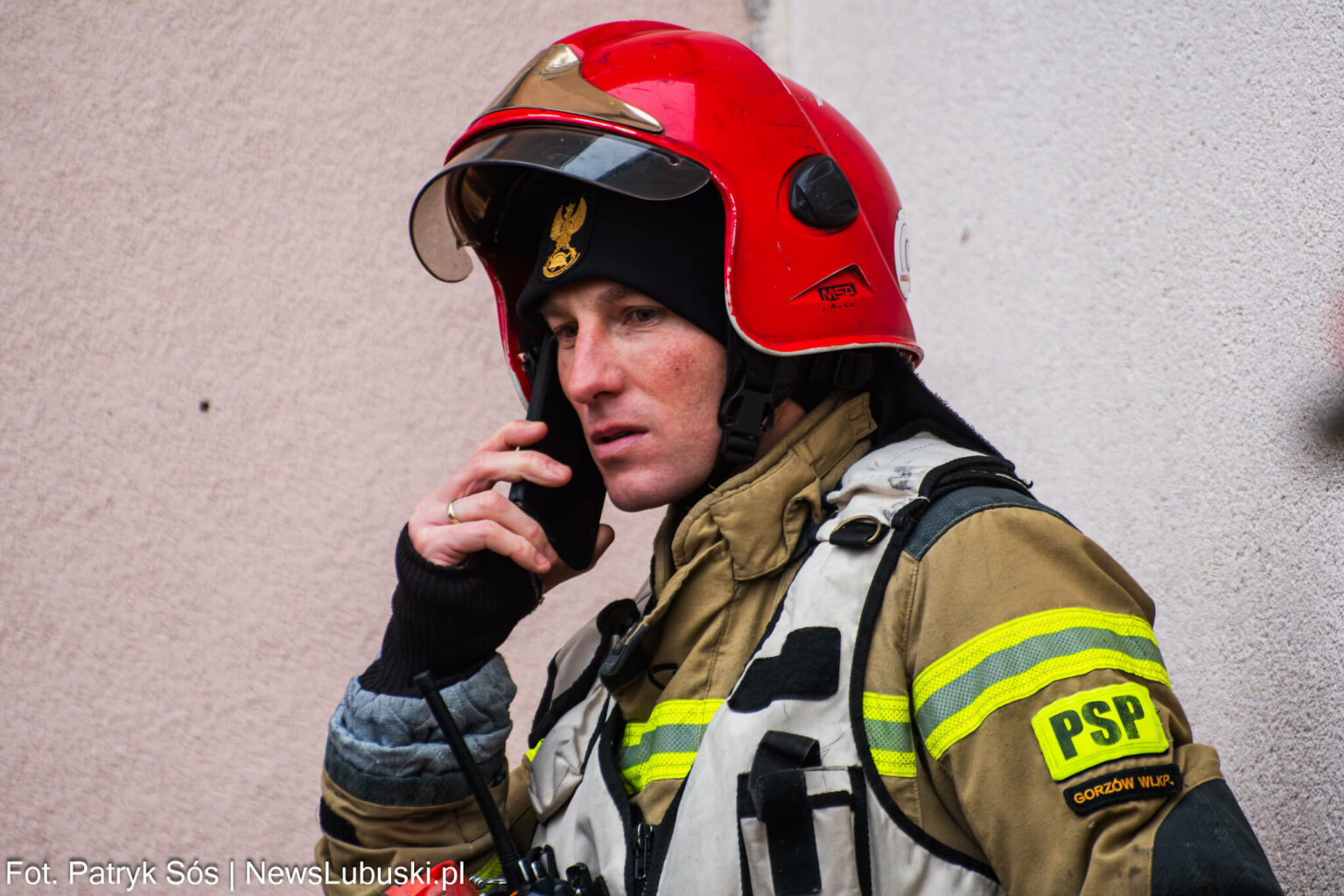 PozarWybuchGorzow_10 wybuch w bloku Gorzów Wielkopolski - pożar Gorzów Wielkopolski