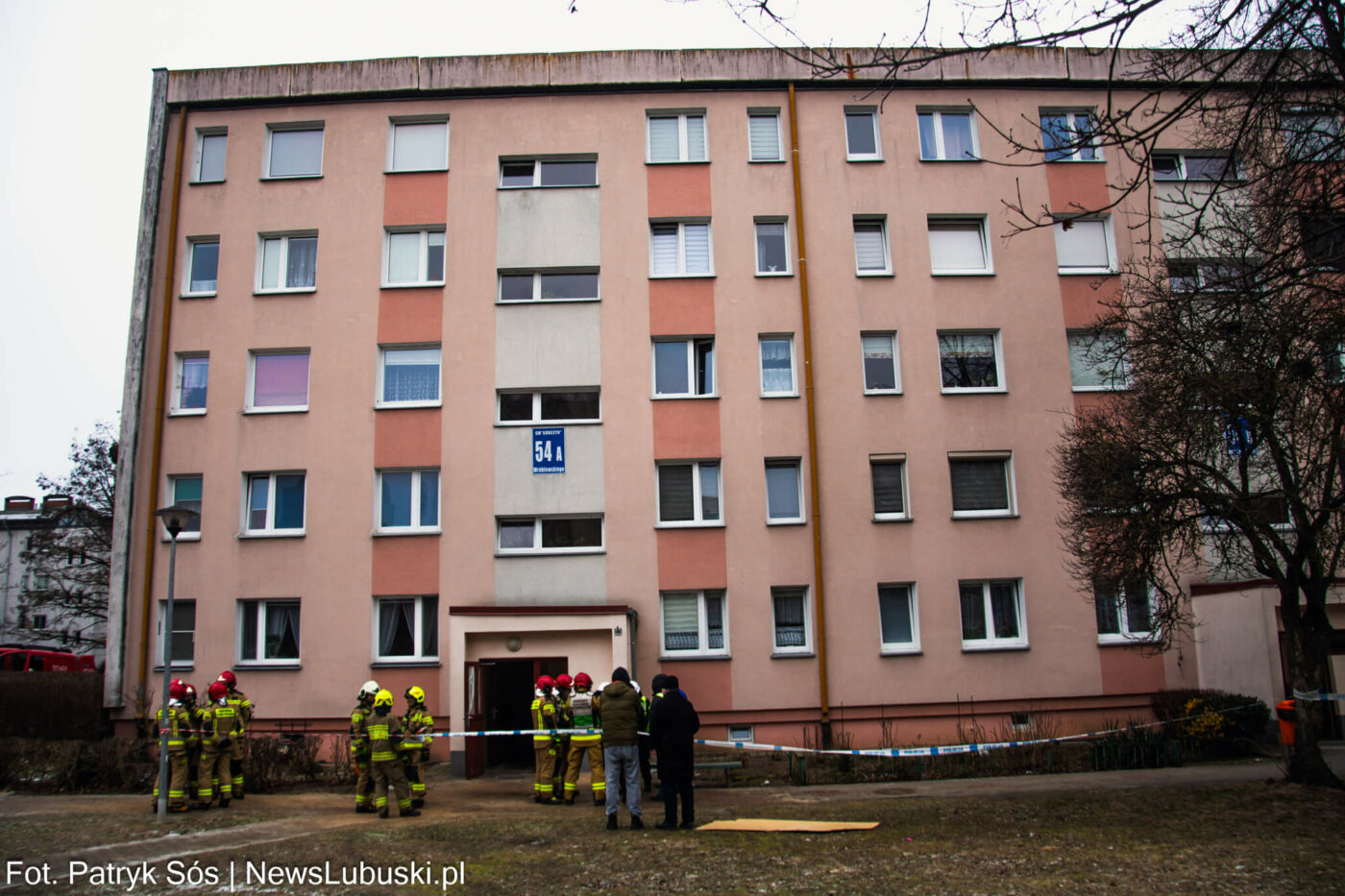 wybuch w bloku Gorz&oacute;w Wielkopolski - pożar Gorz&oacute;w Wielkopolski