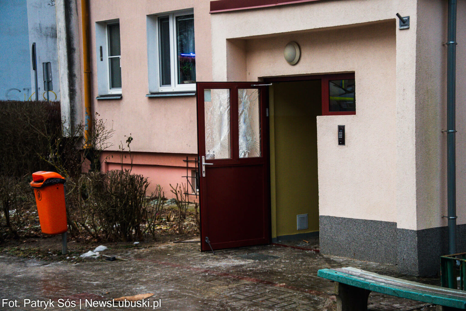 wybuch w bloku Gorz&oacute;w Wielkopolski - pożar Gorz&oacute;w Wielkopolski